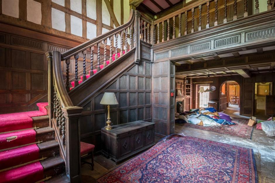 The crumbling abandoned mansions of the rich and famous